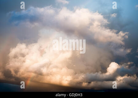 storm clouds in the sky Stock Photo