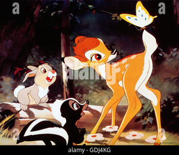 Bambi, USA 1942, Regie: James, Algar, Samuel Armstrong, Szenenfoto Stock Photo