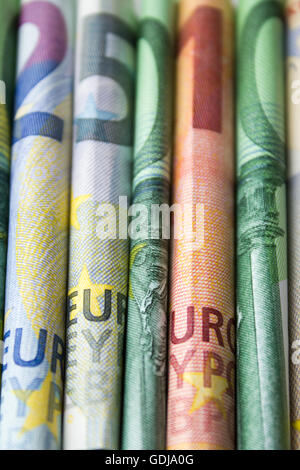 cash money - euro bills / european money Stock Photo