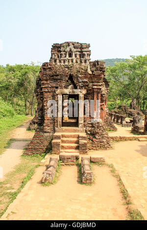 My Son temple ruins in Hoi An, Vietnam. Stock Photo