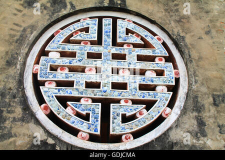 Close up colourful drain in Vietnam Stock Photo