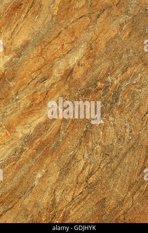 Polished granite texture. Beige, brown stone as background. Stock Photo