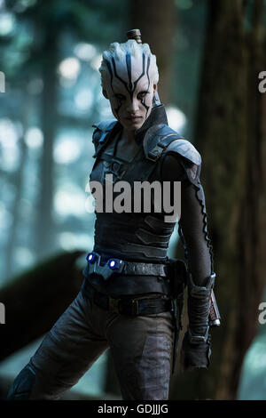 RELEASE DATE: July 22, 2016 TITLE: Star Trek Beyond STUDIO: Paramount Pictures DIRECTOR: Justin Lin PLOT: The USS Enterprise crew explores the furthest reaches of uncharted space, where they encounter a mysterious new enemy who puts them and everything the Federation stands for to the test PICTURED: Sofia Boutella as Jaylah (Credit: c Paramount Pictures/Entertainment Pictures/) Stock Photo