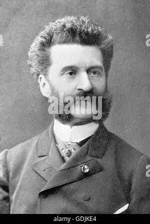 The Austrian composer, Johann Strauss II (1825-1899) Stock Photo