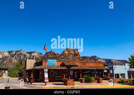 Shops in Sedona Arizona Stock Photo