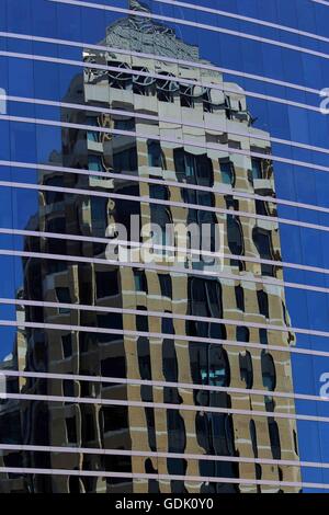 reflections in windows oakland california Brian McGuire Stock Photo