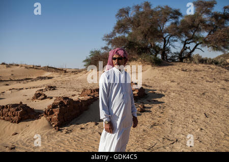 Dakhla Desert Park, a newly designated conservation area within Dakhla Oasis. Egypt Stock Photo