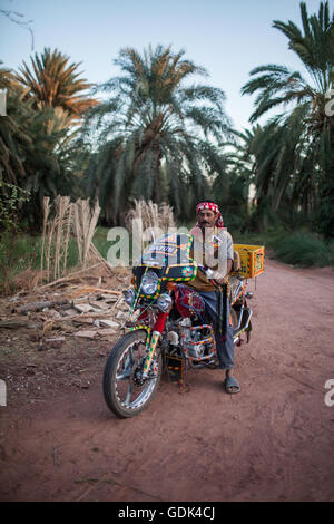 Dakhla Desert Park, a newly designated conservation area within Dakhla Oasis. Egypt Stock Photo