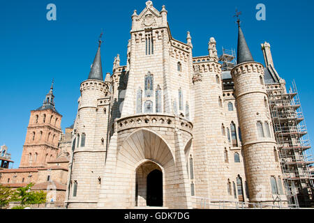 Episcopal Palace - Astorga - Spain Stock Photo