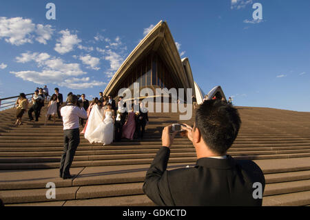 Opera House, Sydney, New South Wales, Australia Stock Photo