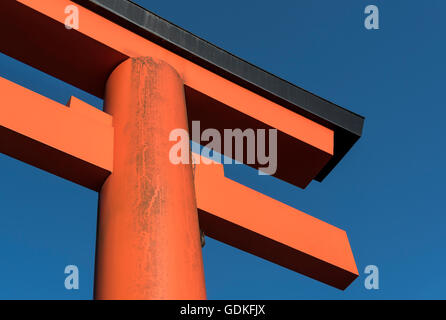 Torii gate of Yasaka Shrine (Gion-jinja), Kyoto, Japan Stock Photo - Alamy