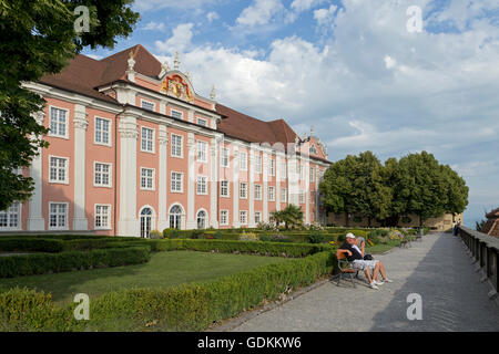 New Castle, Meersburg, Lake Constance, Baden-Wuerttemberg, Germany Stock Photo