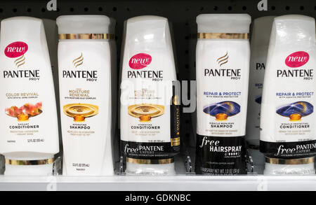 Pantene shampoo and conditioners Stock Photo