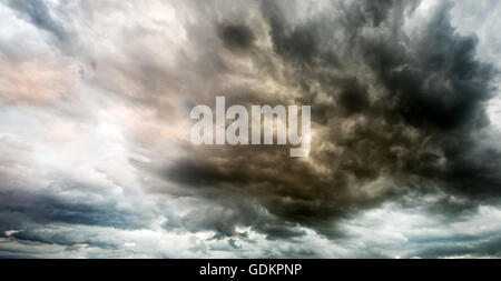 Fantastic sky presages apocalypse Stock Photo