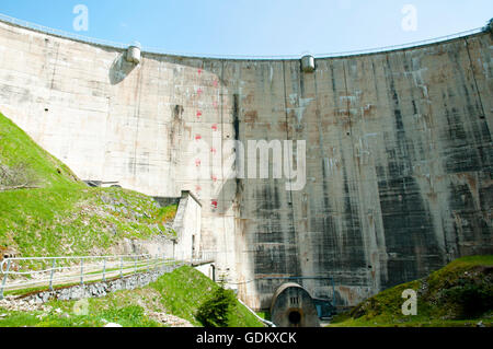 Fabreges Dam - France Stock Photo