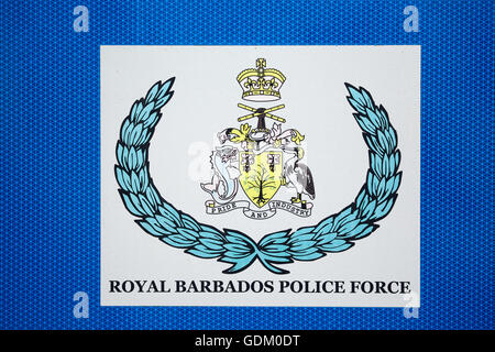 The Lesser Antilles Barbados Parish Saint Michael west indies capital Bridgetown The Royal Barbados Police Force (RBPF) local la Stock Photo