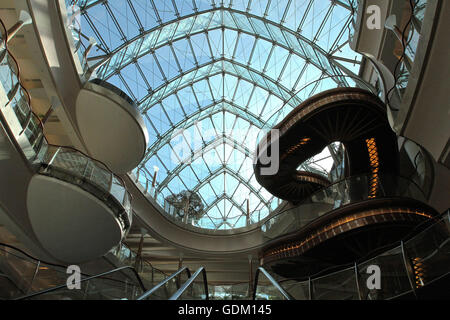 Interior shots of Burjuman shopping centre, Dubai, UAE. Stock Photo