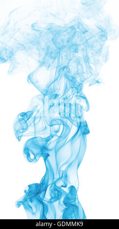 smoke isolated on a white background Stock Photo