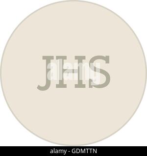 first communion jhs icon Stock Vector