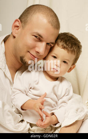 Father and son Stock Photo
