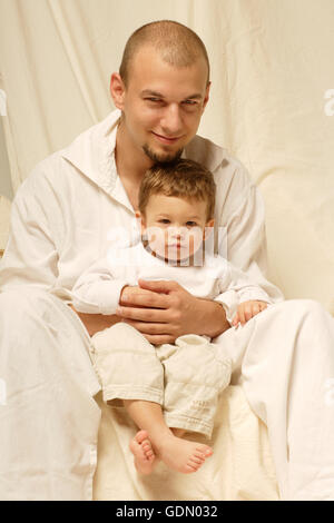 Father and son Stock Photo