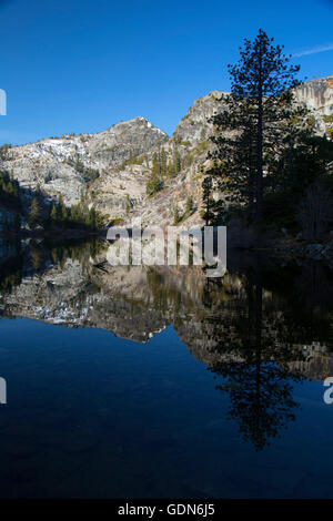 Eagle Lake along Eagle Lake Trail, Desolation Wilderness, Lake Tahoe Basin National Forest, California Stock Photo