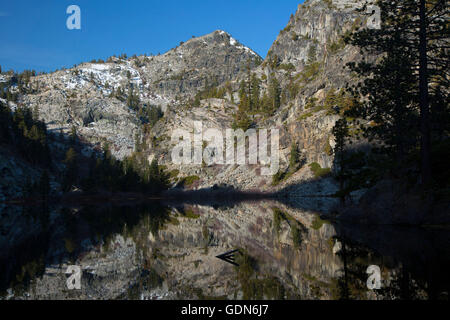 Eagle Lake along Eagle Lake Trail, Desolation Wilderness, Lake Tahoe Basin National Forest, California Stock Photo