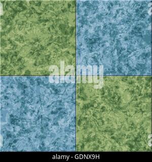 abstract blue green marble seamless texture vector tiled background Stock Vector