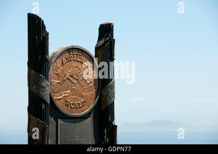 Hercules Statue & the Pillars of Hercules, Strait or Straits of Stock ...