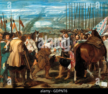 The Surrender of Breda, or  'The Lances' Diego Velázquez 1635 Stock Photo