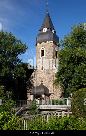 St. Antonius-Einsiedler parish church, Wiemeringhausen district, Olsberg, Sauerland region, North Rhine-Westphalia Stock Photo