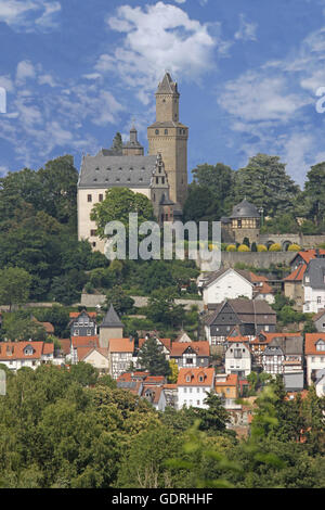 geography / travel, Germany, Hesse, Kronberg in Taunus, city view with castle, Additional-Rights-Clearance-Info-Not-Available