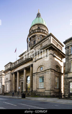 West Register House, formerly St George's Church, roughly to designs by Robert Adam, Charlotte Square, Edinburgh, 1811. Stock Photo