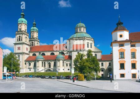 geography / travel, Germany, Kempten, St. Laurence Basilica, residence, Additional-Rights-Clearance-Info-Not-Available Stock Photo