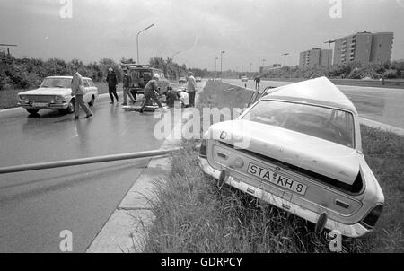 Rescue mission by helicopter near Munich, 1980 Stock Photo
