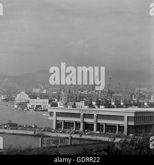 Port of Marseille, 1960s Stock Photo