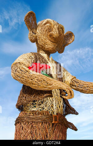 The BFG (short for 'Big Friendly Giant') is a 1982 children's book written by Roald Dahl illustrated at the RHS Royal Horticulutral Society 2016 Flower Show at Tatton PARK, Knutsford, UK Stock Photo