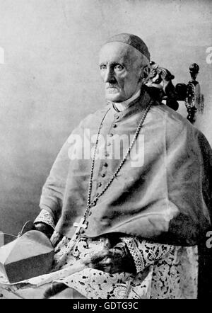 CARDINAL HENRY MANNING (1808-1892) Catholic Archbishop in 1882 Stock Photo