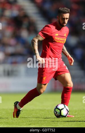 Liverpool's Danny Ings during the pre-season friendly match at the DW Stadium, Wigan. Stock Photo