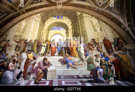 The School of Athens ( Scuola di Atene ) 1509 - 1511 Raphael Rooms ...