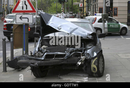 Road accident Stock Photo