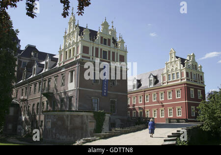 The Fuerst-Pueckler-Park in Bad Muskau Stock Photo