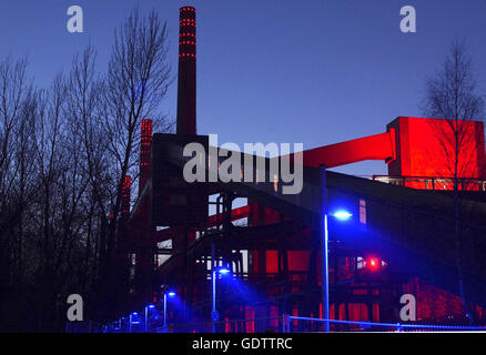 The Zollverein Coal Mine Industrial Complex Stock Photo