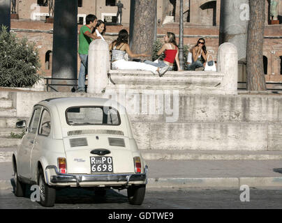 Teenagers in Rome Stock Photo