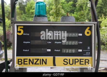 Abandoned gas station Stock Photo