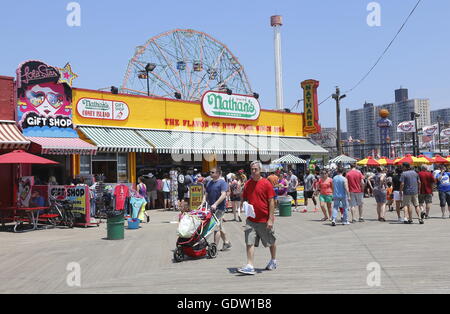 Coney Island New York, Giant Racer, Dreamland Circus | usage worldwide ...