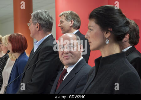 The top team of DIE LINKE and party chairs Stock Photo