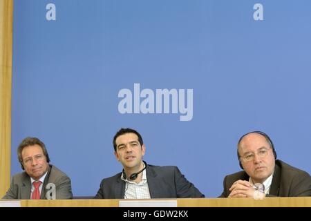Ernst, Tsipras and Gysi