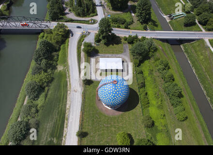 The 'Ball' between the Emscher and the Ruhr Stock Photo