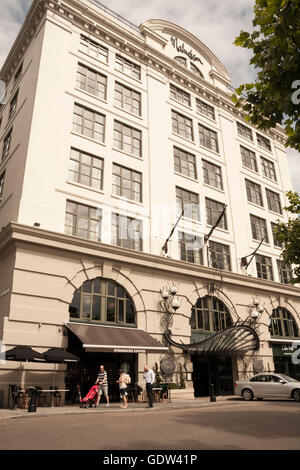 The distinctive Malmaison Hotel in Newcastle upon Tyne which is a listed building Stock Photo